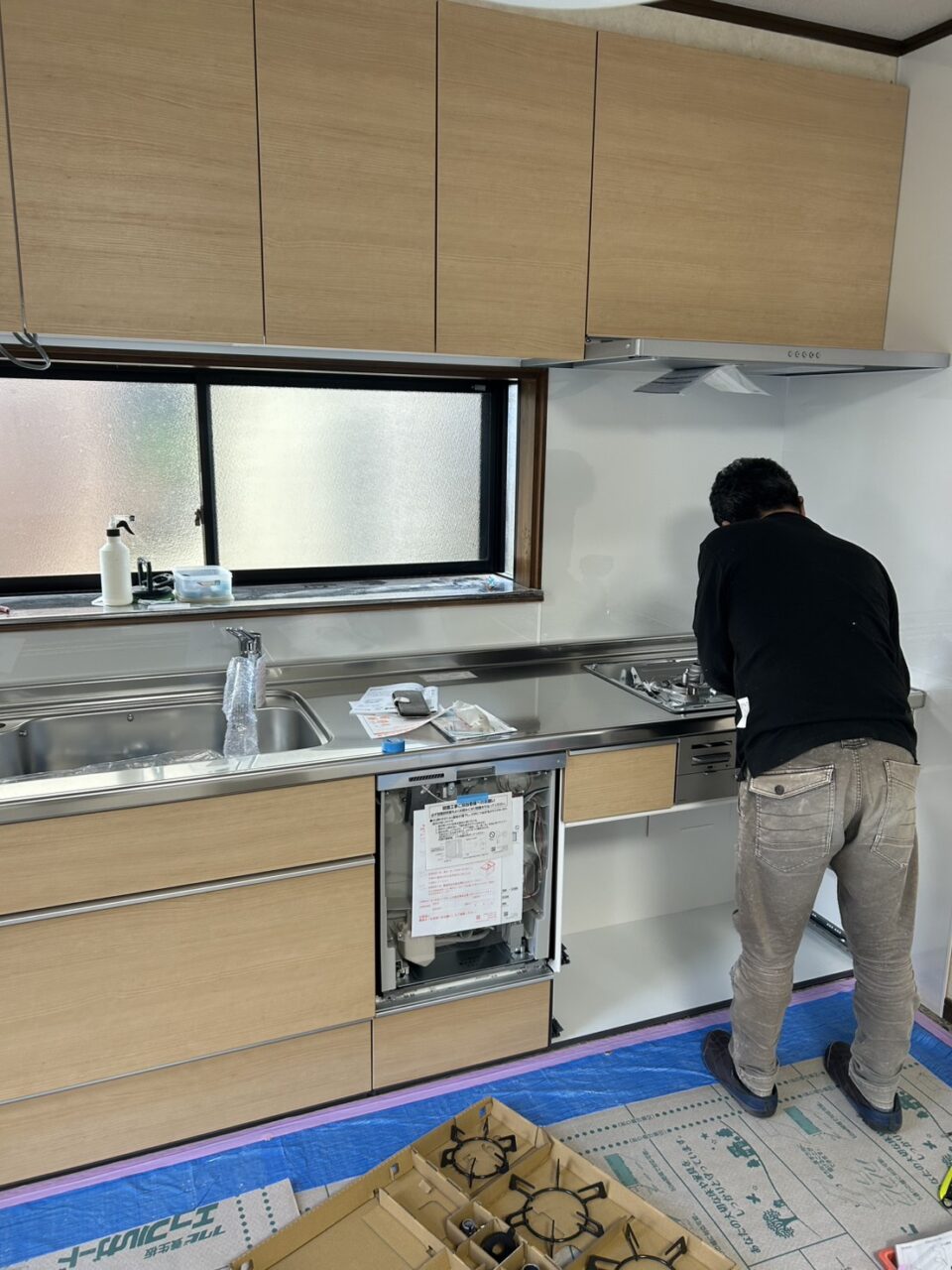 キッチンリフォーム　照明