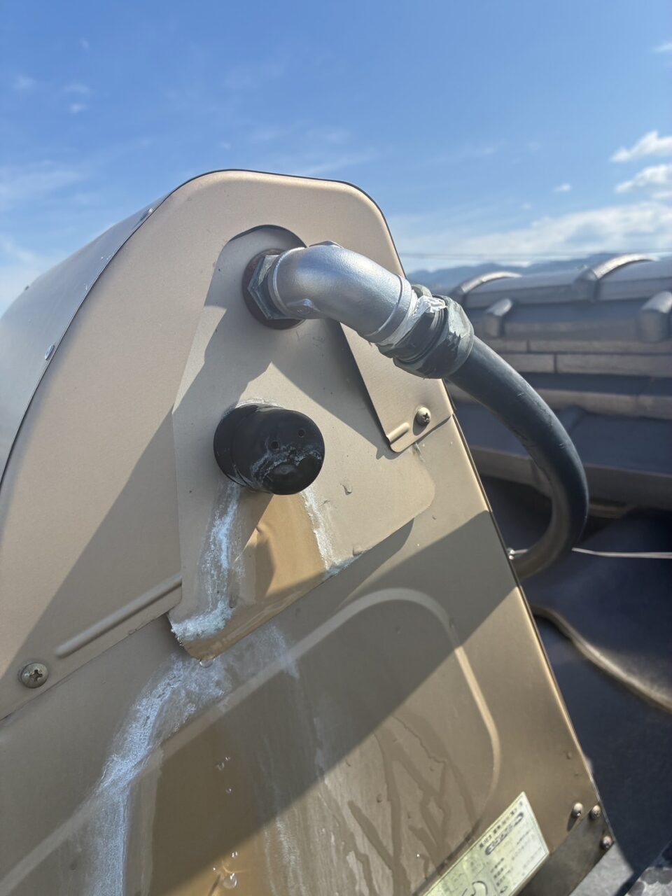 太陽熱温水器修理