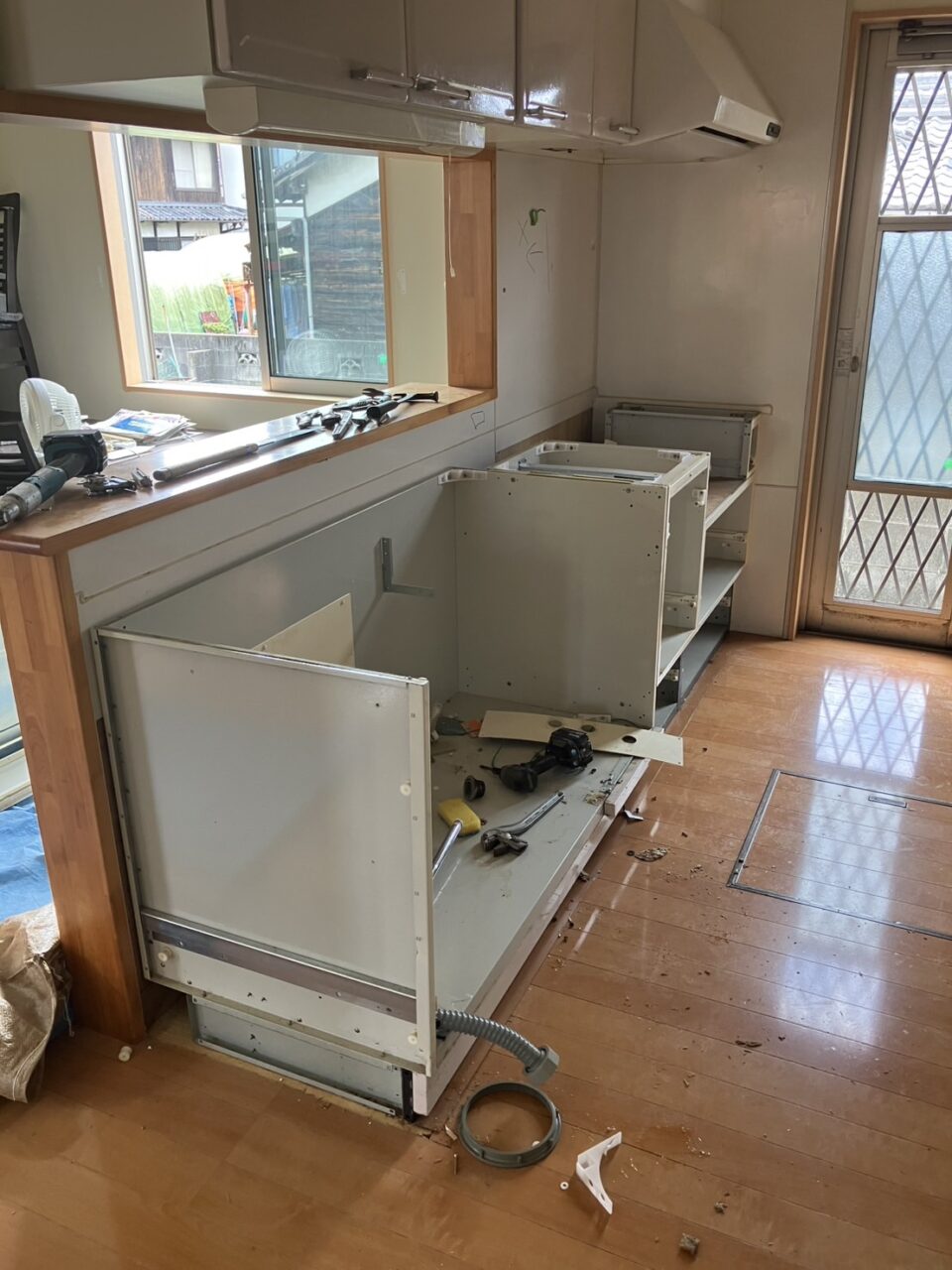 対面キッチン　キッチンリフォーム