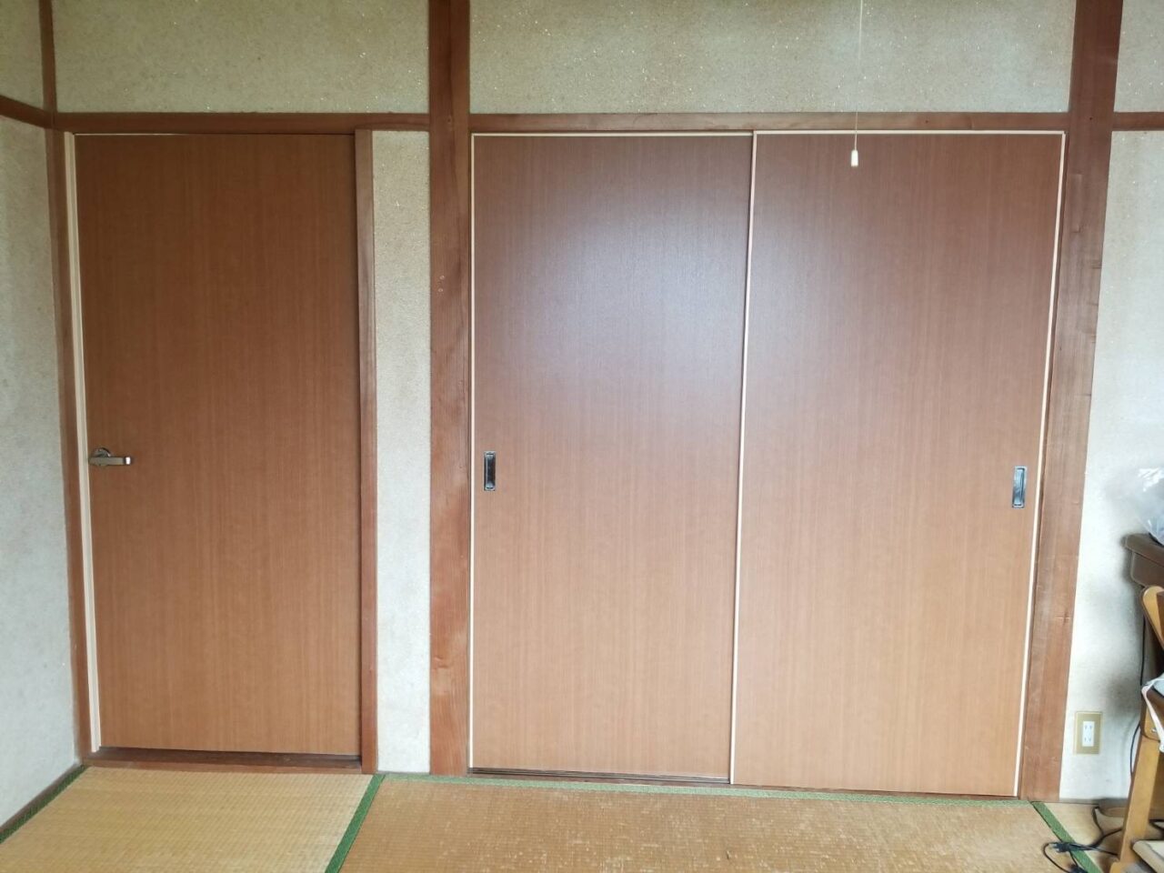 室内ドアの交換