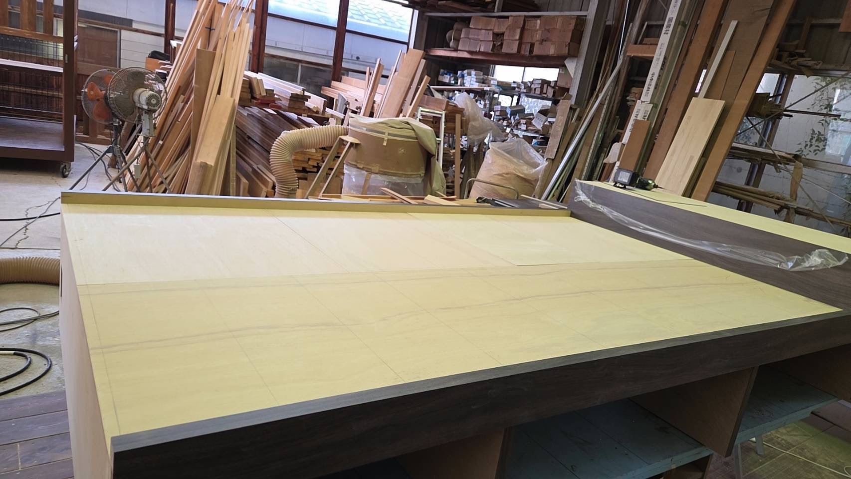 造作ベッド作成